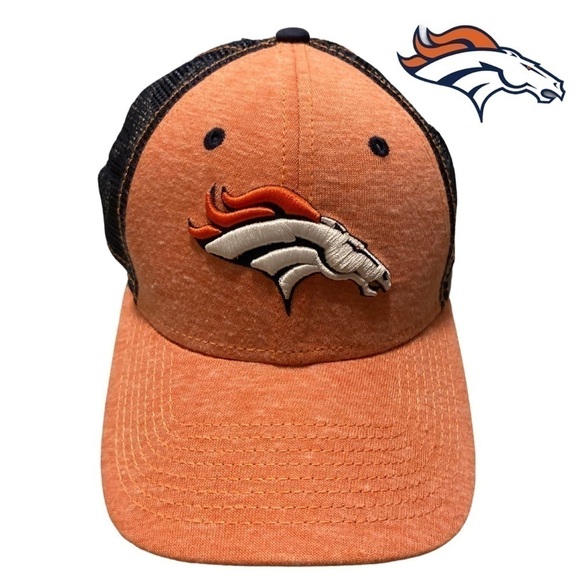 Denver Broncos New Era 9Forty Women’s Mesh Trucker Snapback Hat NFL NWOT - Picture 1 of 6